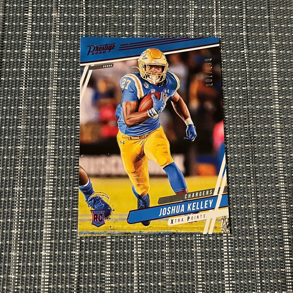 Num: 101/399 🏈 Joshua Kelley 2020 Panini Prestige NFL Football Card #264 , Qty 1